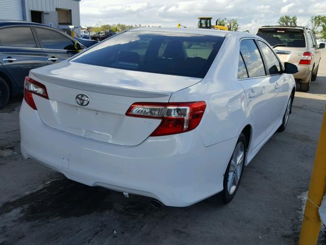 4T1BF1FK1CU201520 - 2012 TOYOTA CAMRY BASE WHITE photo 4