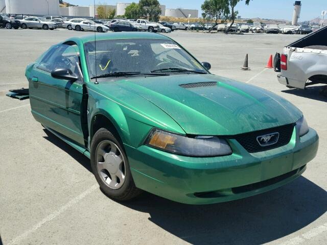 1FAFP40421F194213 - 2001 FORD MUSTANG GREEN photo 1