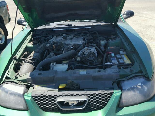 1FAFP40421F194213 - 2001 FORD MUSTANG GREEN photo 7