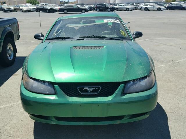 1FAFP40421F194213 - 2001 FORD MUSTANG GREEN photo 9