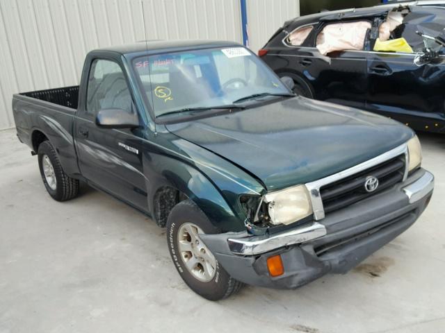 4TANL42N8YZ658567 - 2000 TOYOTA TACOMA GREEN photo 1