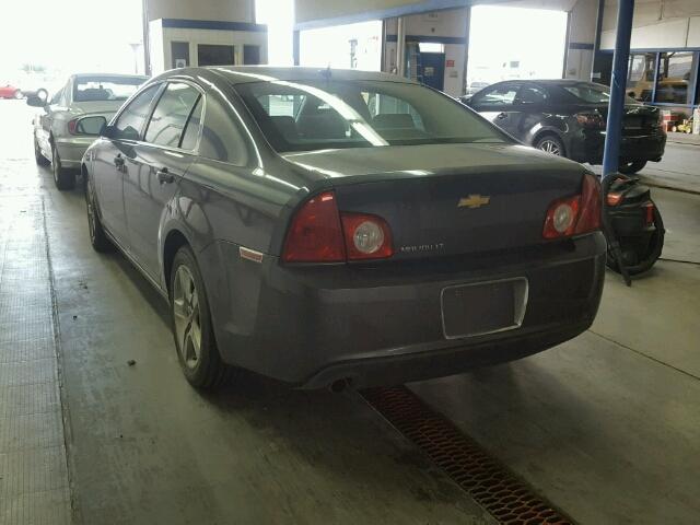 1G1ZC5EB2AF306906 - 2010 CHEVROLET MALIBU 1LT GRAY photo 3