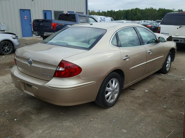 2G4WD532051269728 - 2005 BUICK LACROSSE C TAN photo 4