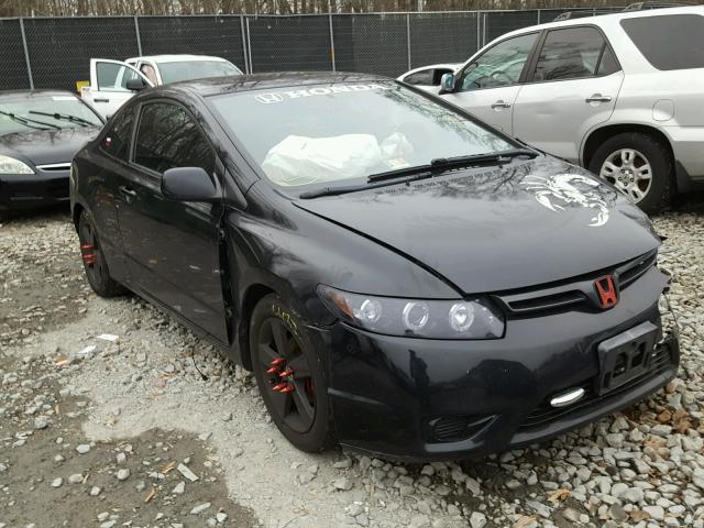 2HGFG12837H560164 - 2007 HONDA CIVIC EX BLACK photo 1