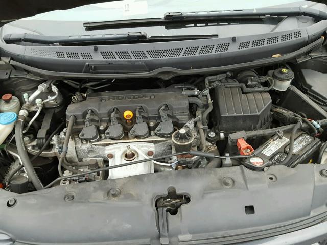 2HGFG12837H560164 - 2007 HONDA CIVIC EX შავი ფოტო 7