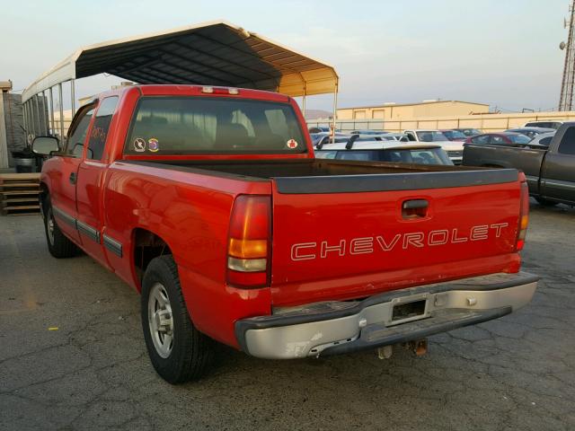 2GCEC19W711393298 - 2001 CHEVROLET SILVERADO RED photo 3