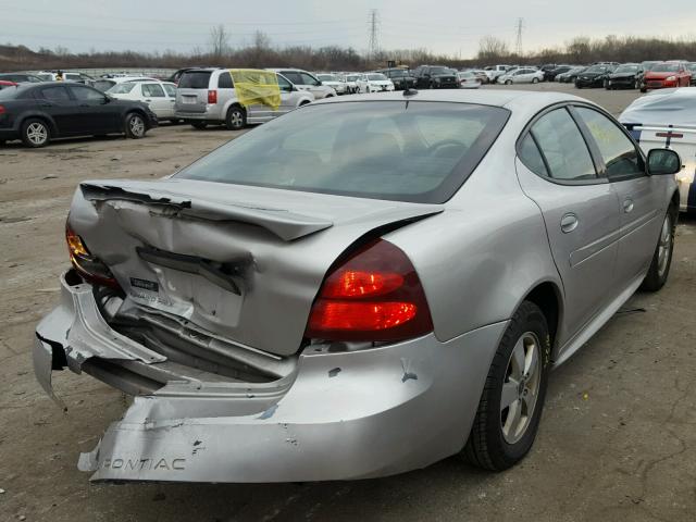 2G2WP552361127503 - 2006 PONTIAC GRAND PRIX GRAY photo 4