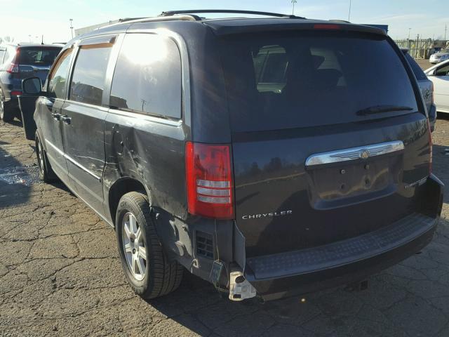 2A8HR54199R632421 - 2009 CHRYSLER TOWN & COU BLACK photo 3