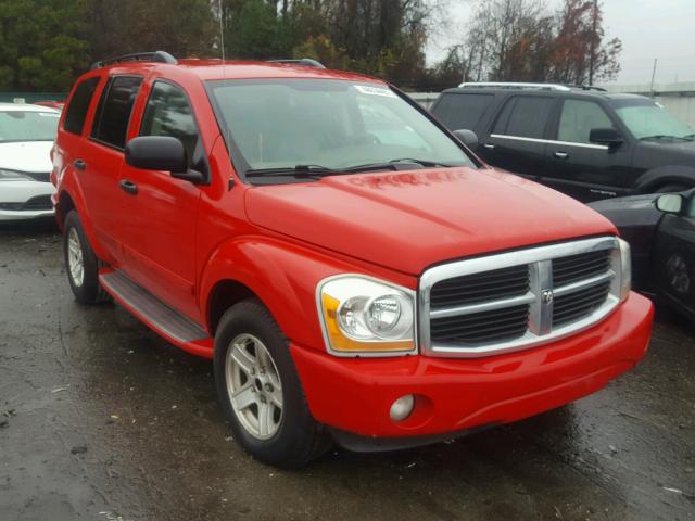 1D4HB48D64F135727 - 2004 DODGE DURANGO SL RED photo 1