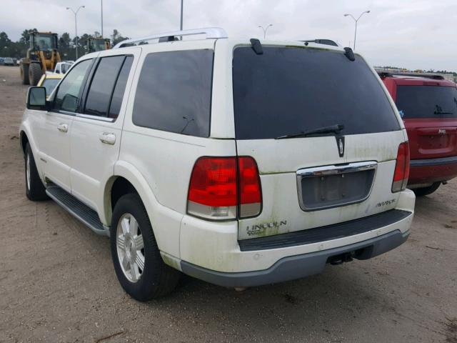 5LMEU68H34ZJ26287 - 2004 LINCOLN AVIATOR 白色 照片 3