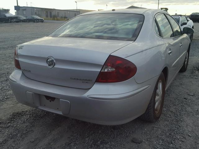 2G4WD532451258327 - 2005 BUICK LACROSSE C SILVER photo 4