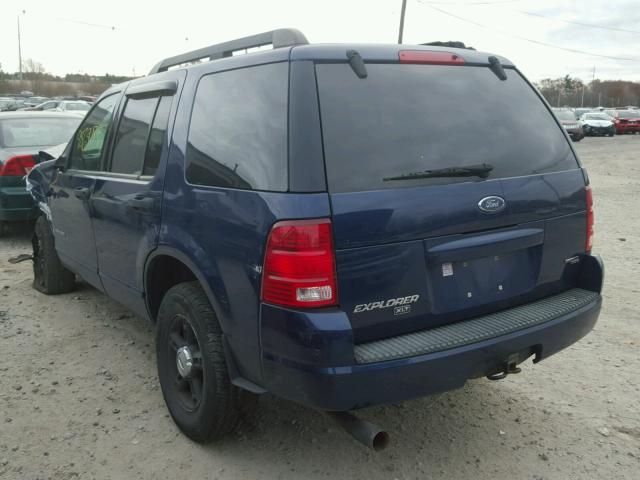 1FMZU73K05ZA19745 - 2005 FORD EXPLORER X BLUE photo 3