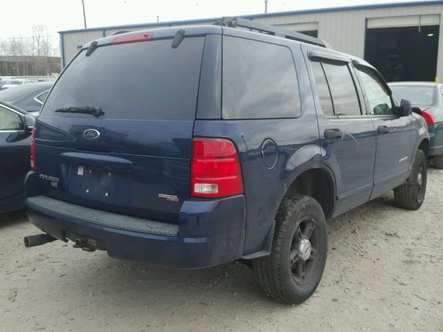 1FMZU73K05ZA19745 - 2005 FORD EXPLORER X BLUE photo 4