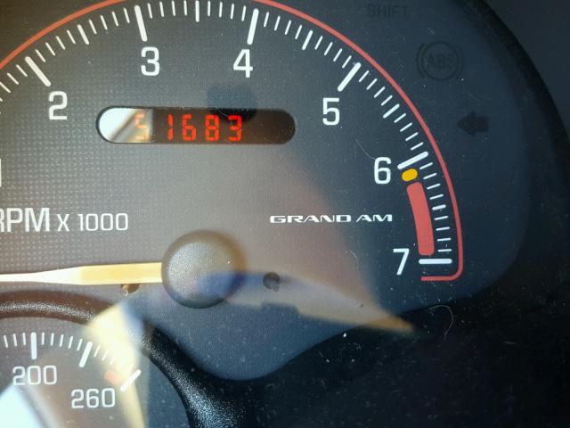 1G2NE52FX2C172144 - 2002 PONTIAC GRAND AM S 蓝色 照片 8