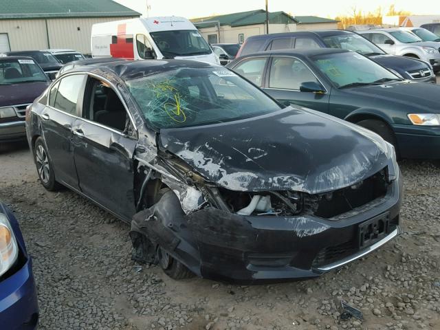 1HGCR2F33FA255181 - 2015 HONDA ACCORD LX BLACK photo 1