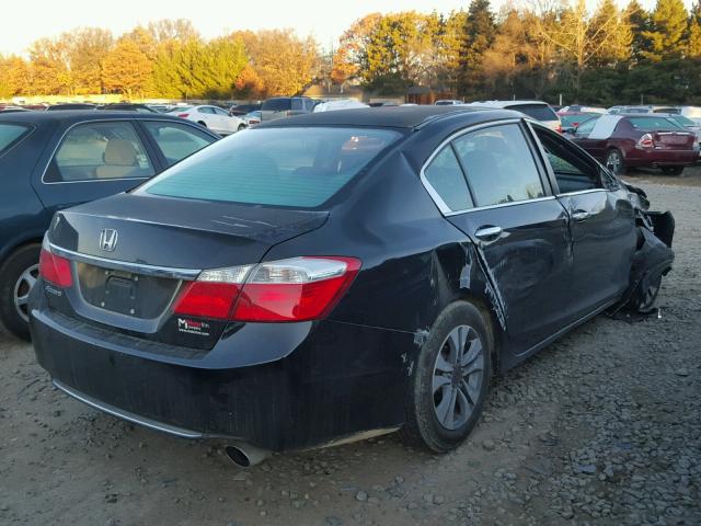 1HGCR2F33FA255181 - 2015 HONDA ACCORD LX BLACK photo 4