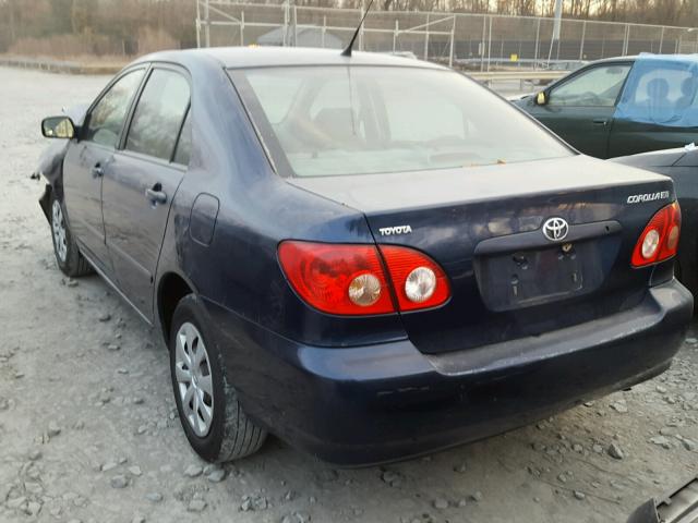 JTDBR32EX60083521 - 2006 TOYOTA COROLLA CE BLUE photo 3