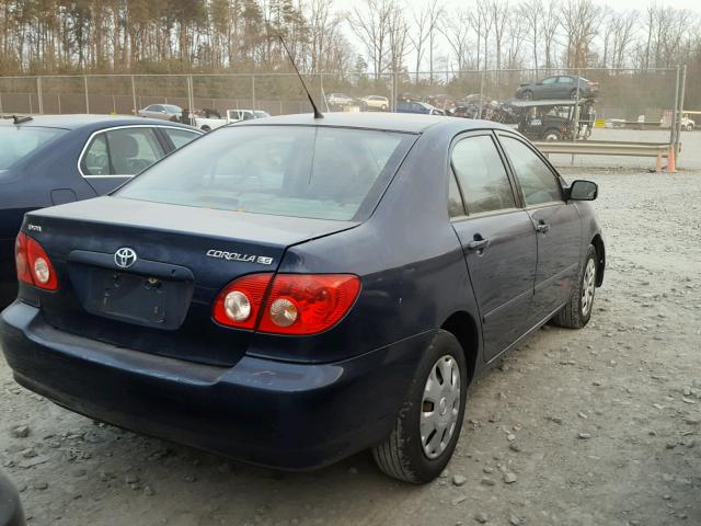 JTDBR32EX60083521 - 2006 TOYOTA COROLLA CE BLUE photo 4