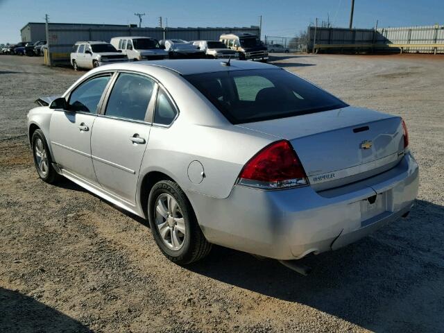 2G1WA5E39C1133140 - 2012 CHEVROLET IMPALA LS SILVER photo 3