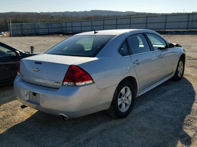 2G1WA5E39C1133140 - 2012 CHEVROLET IMPALA LS SILVER photo 4