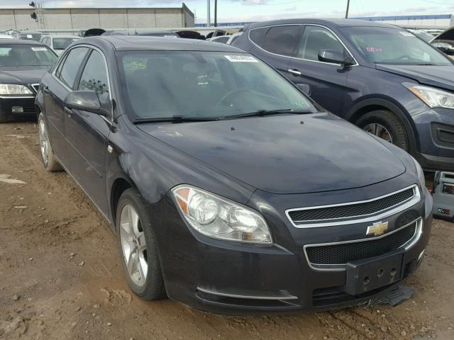 1G1ZH57B084303278 - 2008 CHEVROLET MALIBU 1LT BLACK photo 1