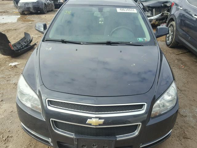 1G1ZH57B084303278 - 2008 CHEVROLET MALIBU 1LT BLACK photo 7