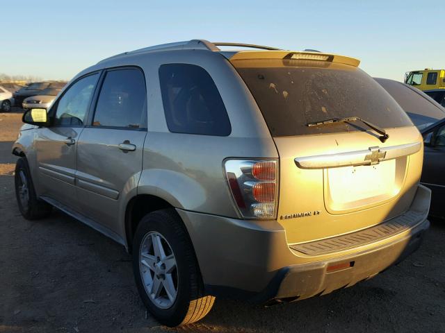 2CNDL63F656033753 - 2005 CHEVROLET EQUINOX LT GOLD photo 3