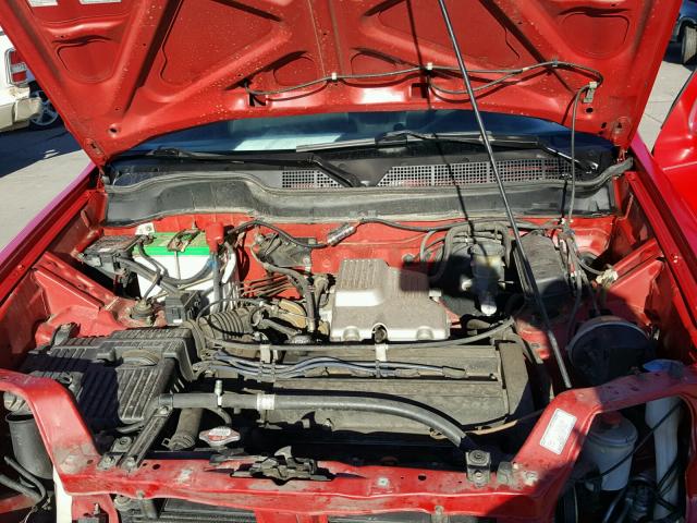 JHLRD1863YC001621 - 2000 HONDA CR-V EX RED photo 7