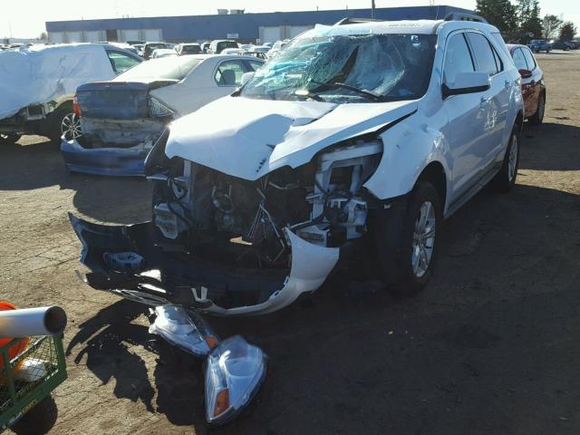 2GNALBEK6F1170112 - 2015 CHEVROLET EQUINOX LT WHITE photo 2