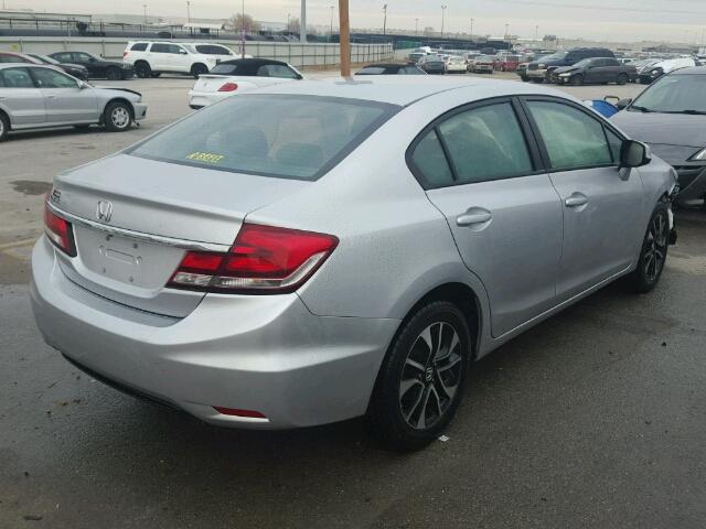 19XFB2F99DE088100 - 2013 HONDA CIVIC EXL فضي صورة 4