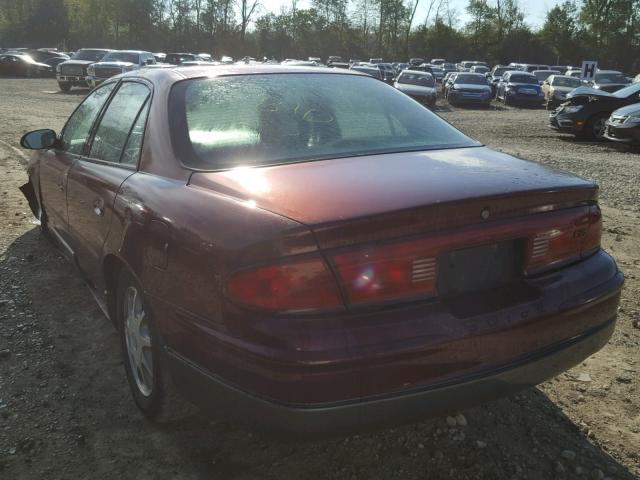 2G4WF5217W1430029 - 1998 BUICK REGAL GS MAROON photo 3