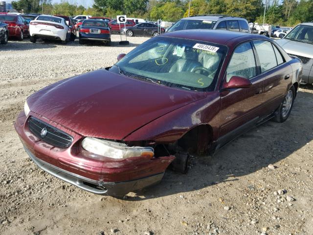 2G4WF5217W1430029 - 1998 BUICK REGAL GS MAROON photo 9