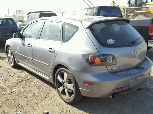 JM1BK343341194368 - 2004 MAZDA 3 HATCHBAC GRAY photo 3