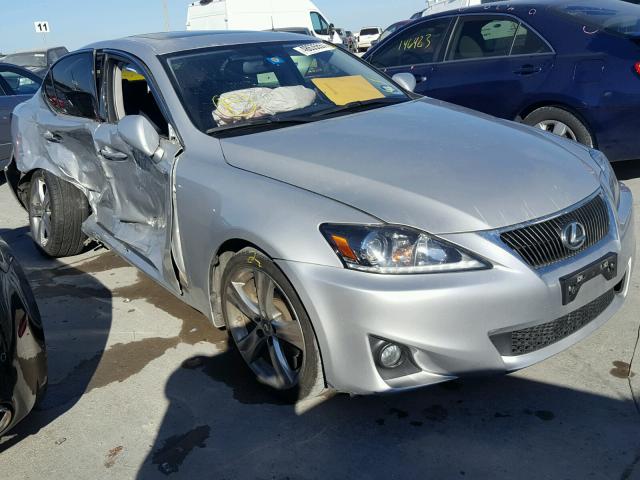 JTHBF5C20D5186941 - 2013 LEXUS IS 250 SILVER photo 1