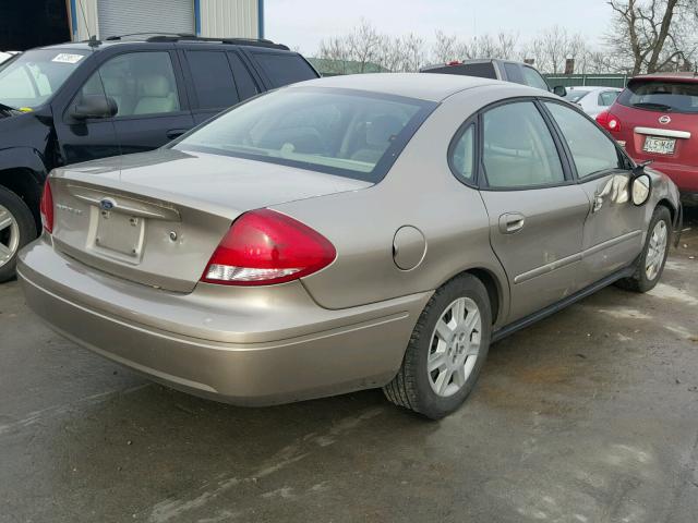 1FAFP53UX6A245348 - 2006 FORD TAURUS SE BEIGE photo 4