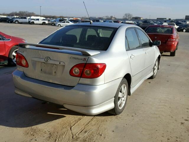 1NXBR32E56Z630716 - 2006 TOYOTA COROLLA CE SILVER photo 4