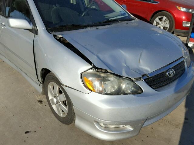 1NXBR32E56Z630716 - 2006 TOYOTA COROLLA CE SILVER photo 9