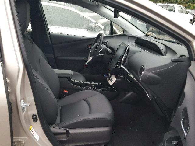 JTDKARFP4H3003329 - 2017 TOYOTA PRIUS PRIM ვერცხლისფერი ფოტო 5