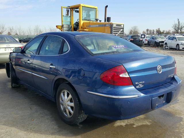 2G4WD562451262194 - 2005 BUICK LACROSSE C BLUE photo 3