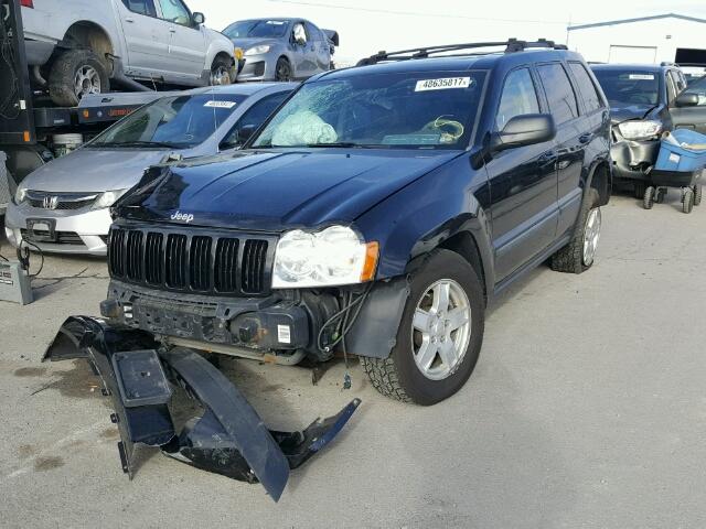 1J8GR48K67C580258 - 2007 JEEP GRAND CHER BLACK photo 2