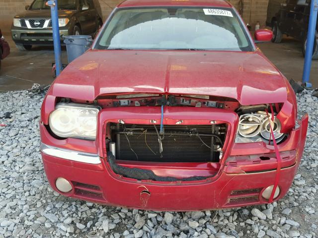 2C3KA63H17H896328 - 2007 CHRYSLER 300C BURGUNDY photo 9