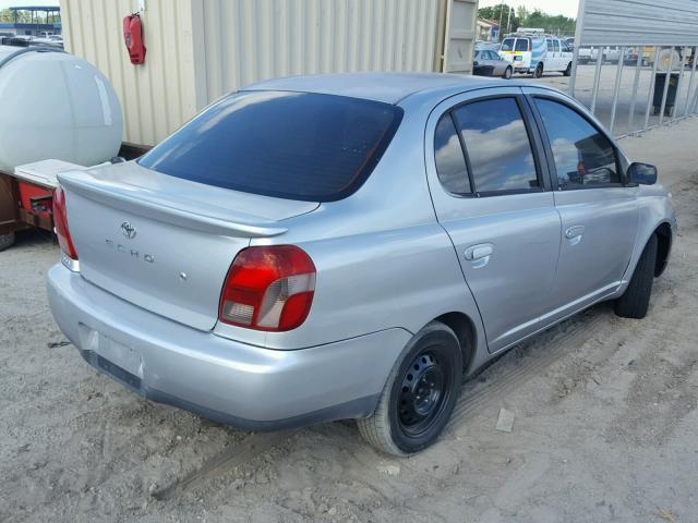 JTDBT123825030172 - 2002 TOYOTA ECHO GRAY photo 4