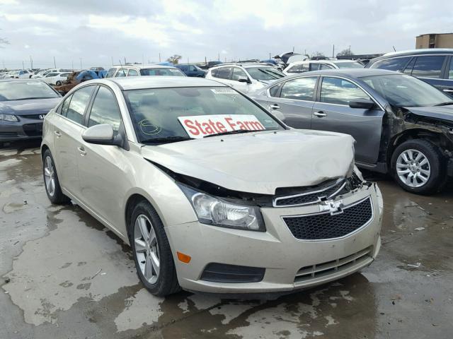 1G1PE5SB1D7106281 - 2013 CHEVROLET CRUZE LT BROWN photo 1