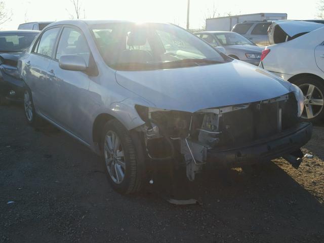 2T1BU40E19C046178 - 2009 TOYOTA COROLLA BA SILVER photo 1