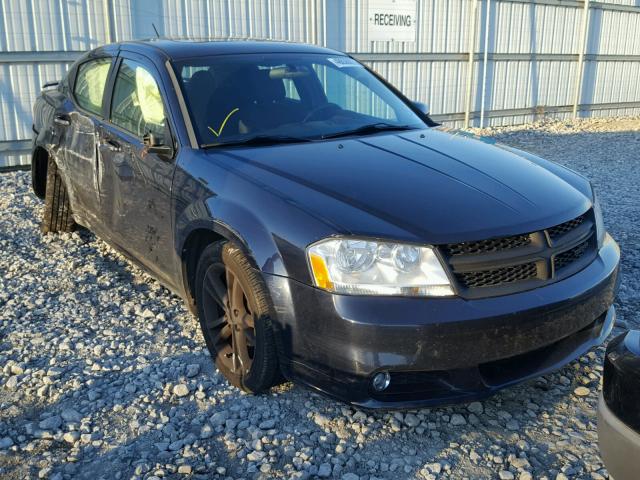 1B3BD1FG3BN593836 - 2011 DODGE AVENGER MA BLACK photo 1