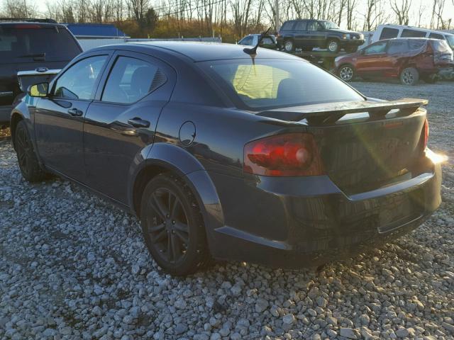 1B3BD1FG3BN593836 - 2011 DODGE AVENGER MA BLACK photo 3