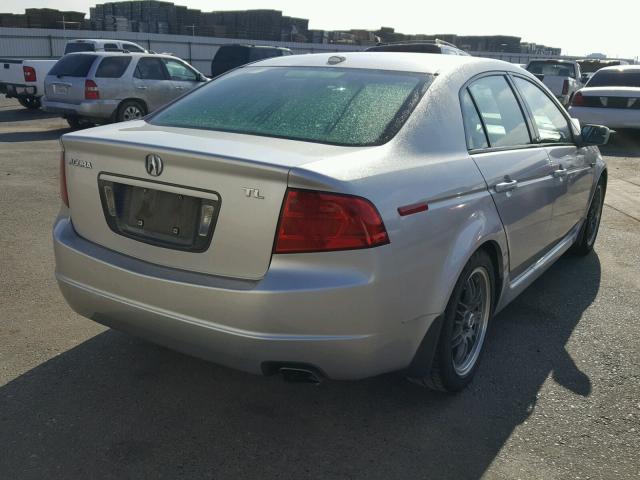 19UUA66266A072285 - 2006 ACURA 3.2TL SILVER photo 4