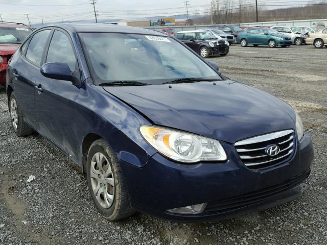 KMHDU4AD2AU936674 - 2010 HYUNDAI ELANTRA BL BLUE photo 1