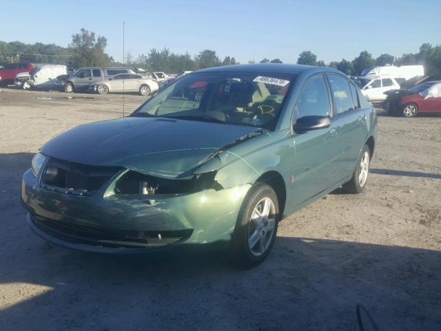 1G8AJ55F37Z189285 - 2007 SATURN ION LEVEL GREEN photo 2