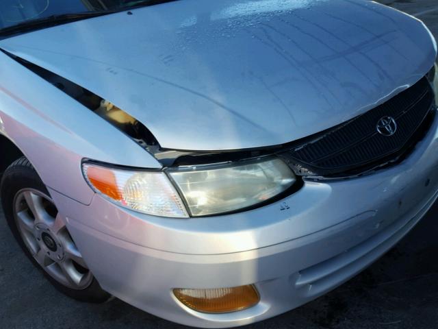 2T1CF28P31C530947 - 2001 TOYOTA CAMRY SOLA SILVER photo 9